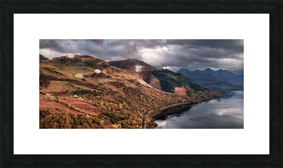 Loch Duich Solitude Picture Frame print
