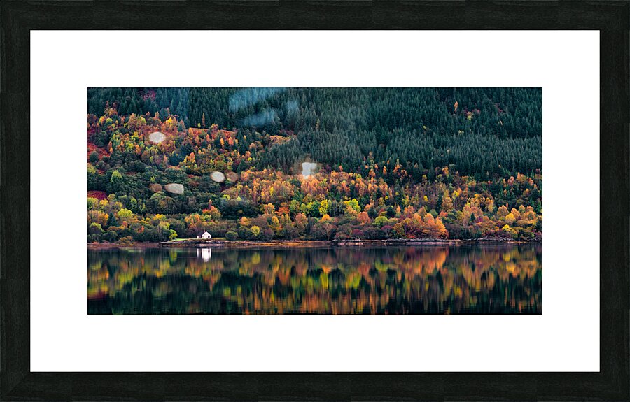 Loch Duich Autumn Reflections Picture Frame print