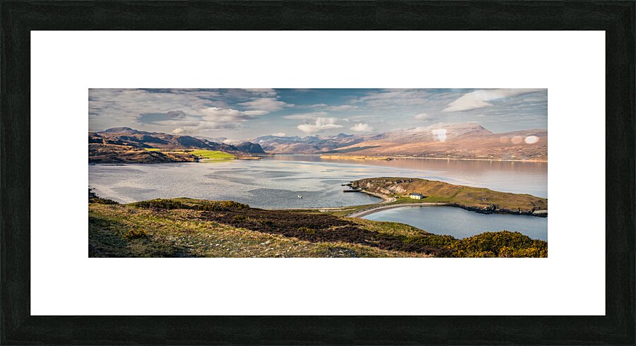 Loch Eriboll Panorama Picture Frame print