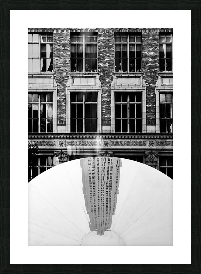 New York Sky Mirror Picture Frame print