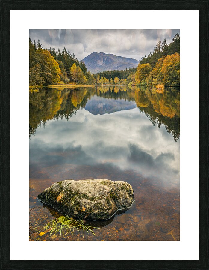 Glencoe Lochan Picture Frame print