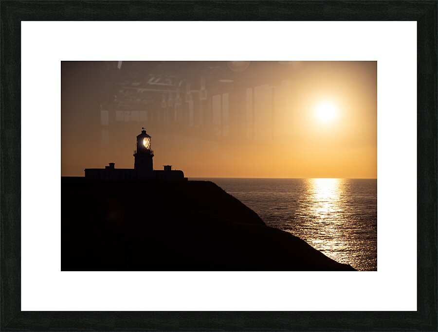 Strumble Head Silhouette Picture Frame print
