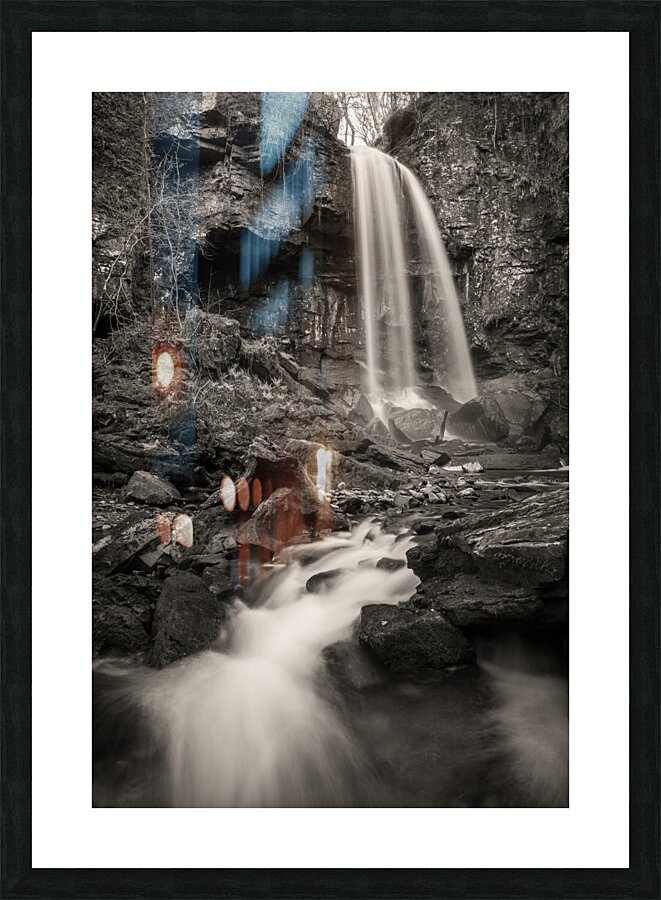 Melincourt Waterfall Picture Frame print