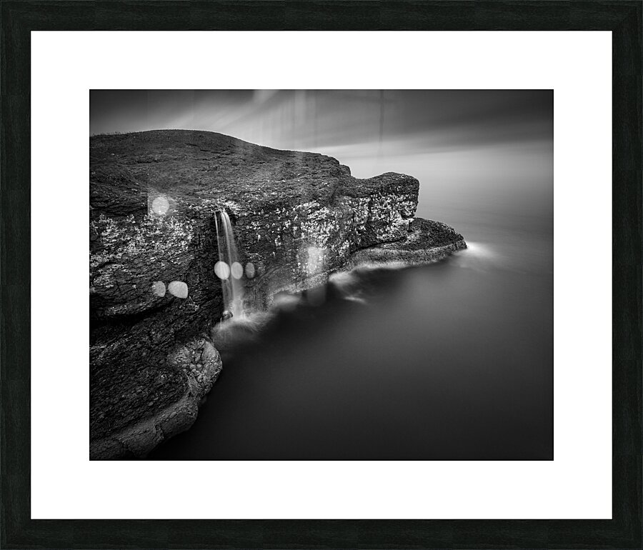 Crawton Cliffs Picture Frame print