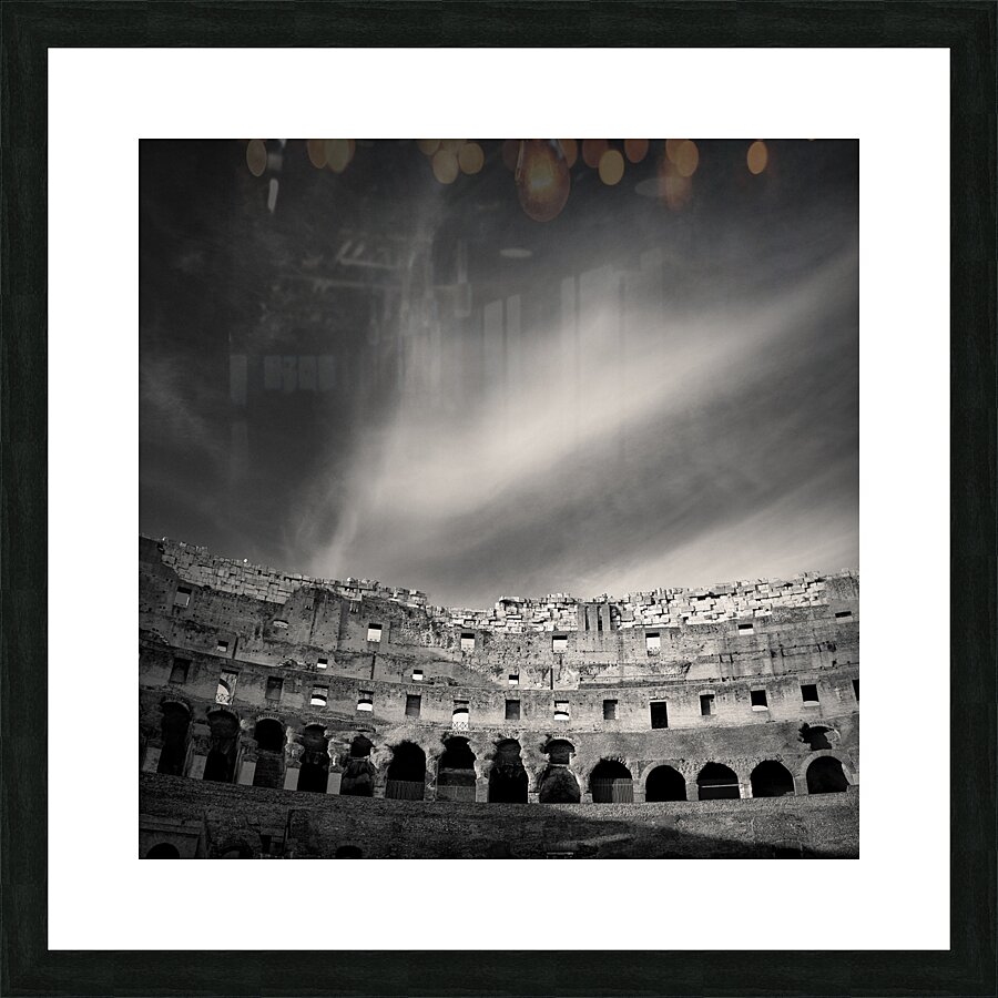 Inside the Roman Colosseum Picture Frame print
