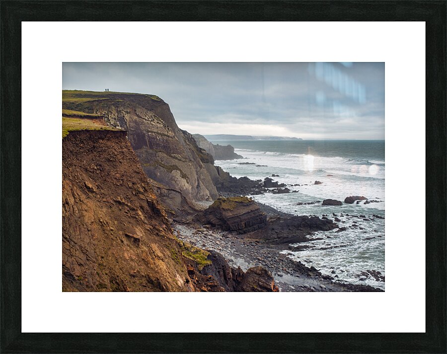 Coastal Walk at Sandymouth Picture Frame print