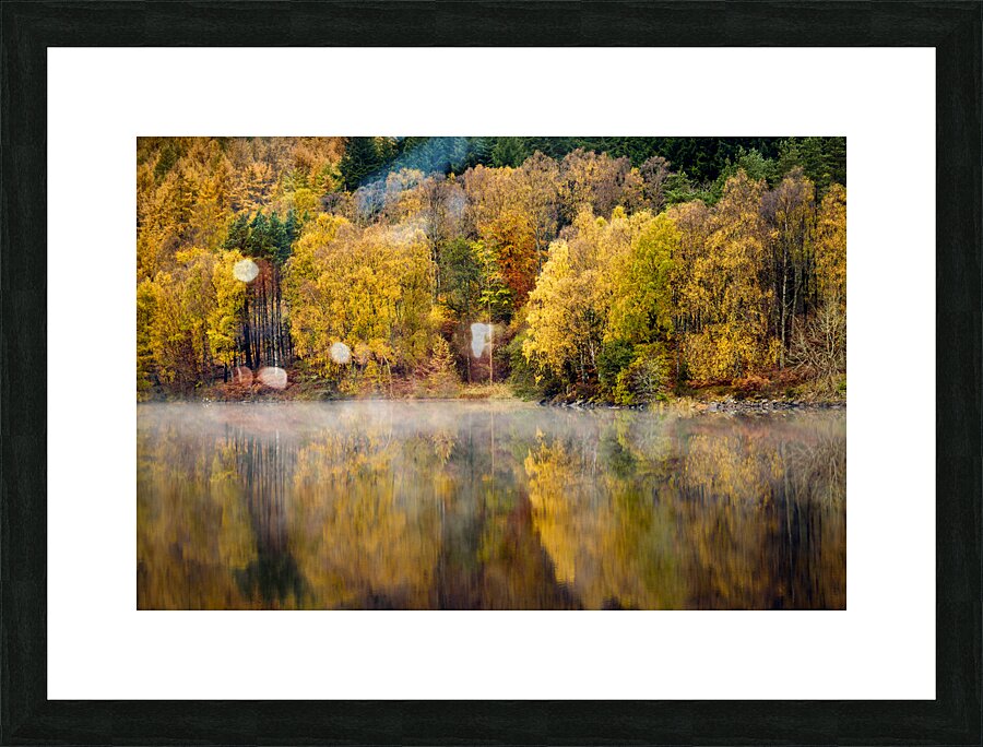 Autumn on River Tummel Picture Frame print