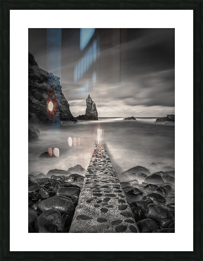 Portcoon Jetty Picture Frame print