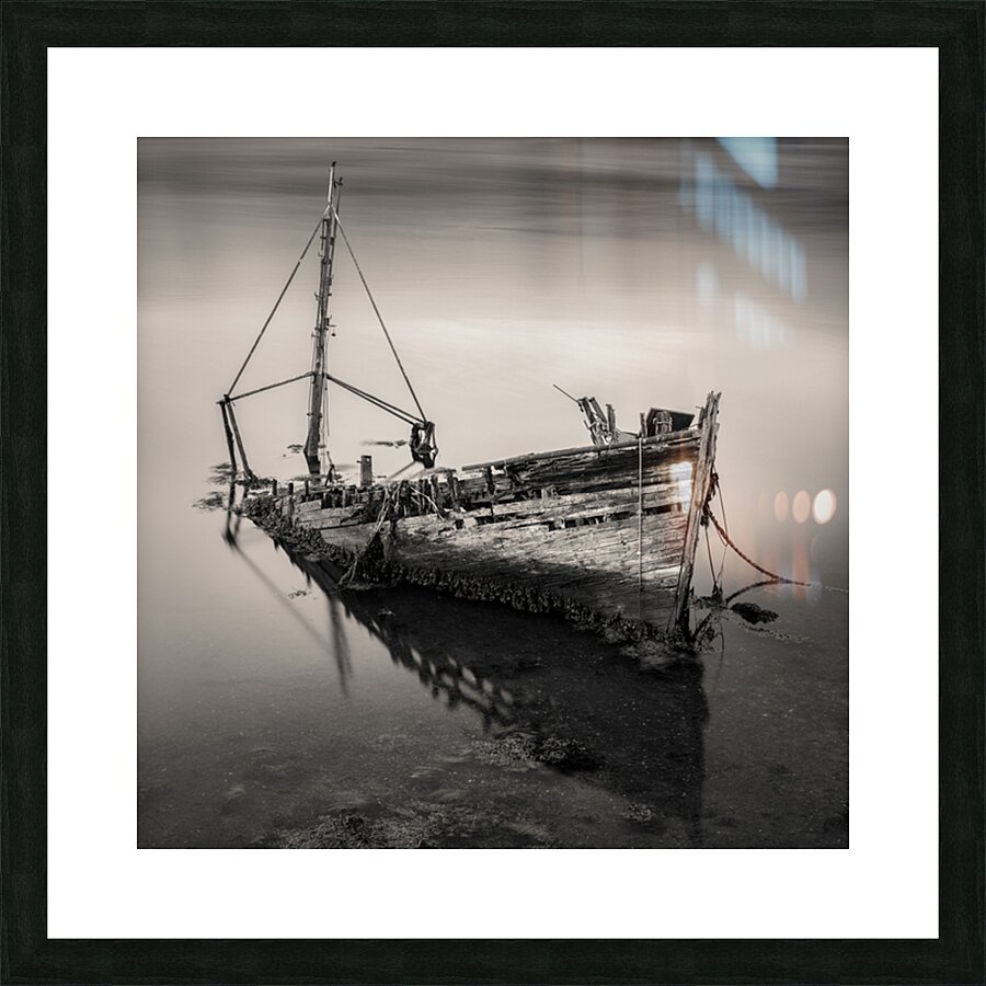 West Tarbert Wreck Picture Frame print