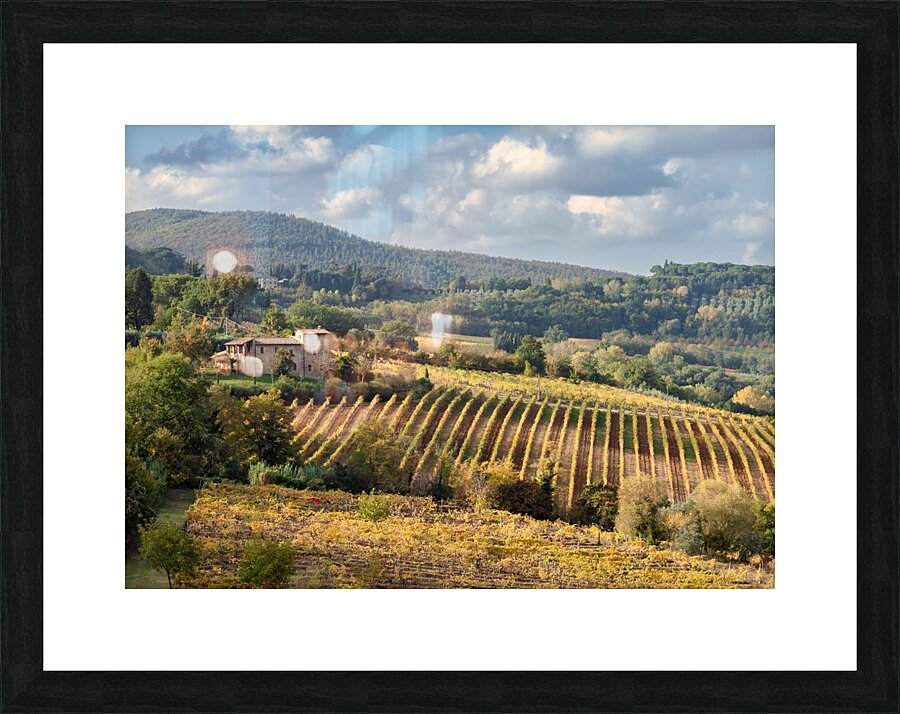 Tuscan Valley Picture Frame print