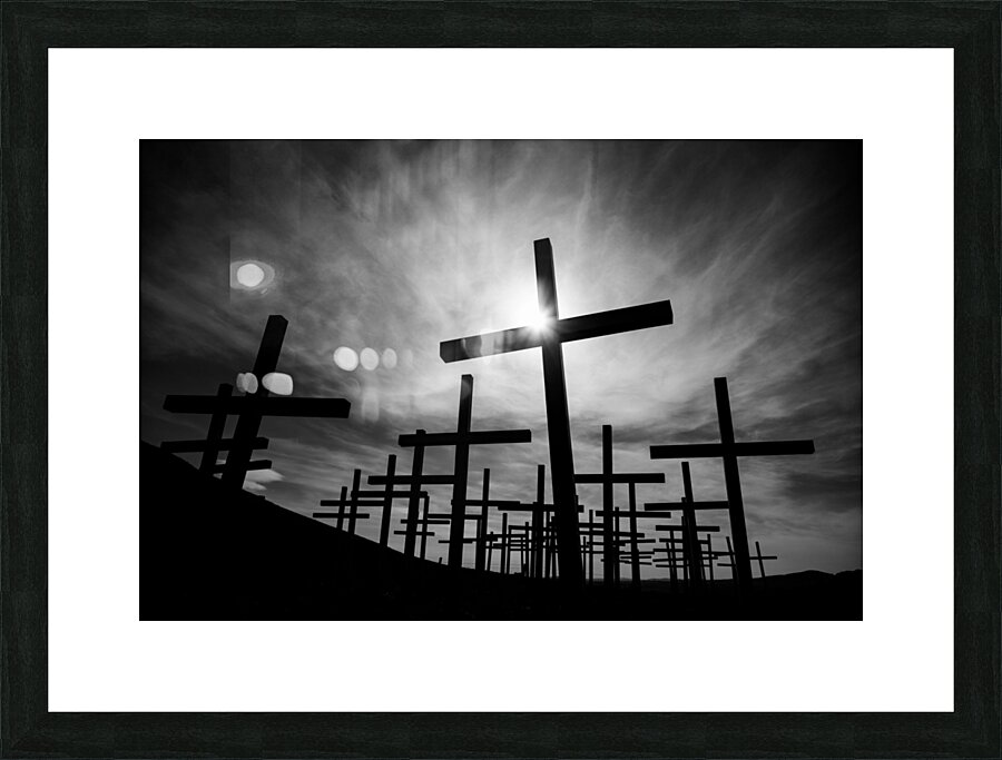 Roadside Memorial Picture Frame print