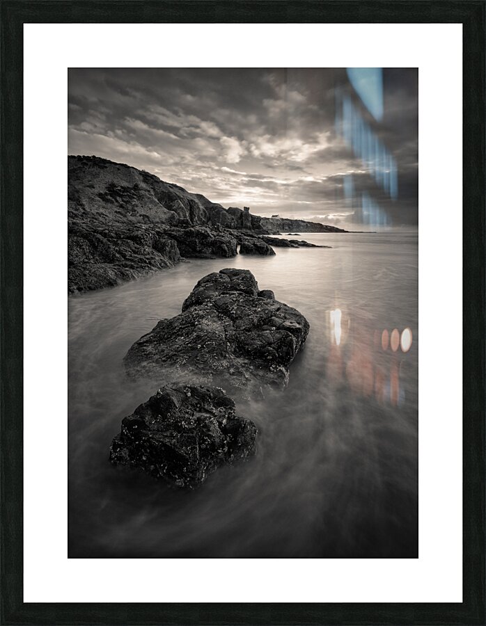 St Cyrus Beach Impression et Cadre photo