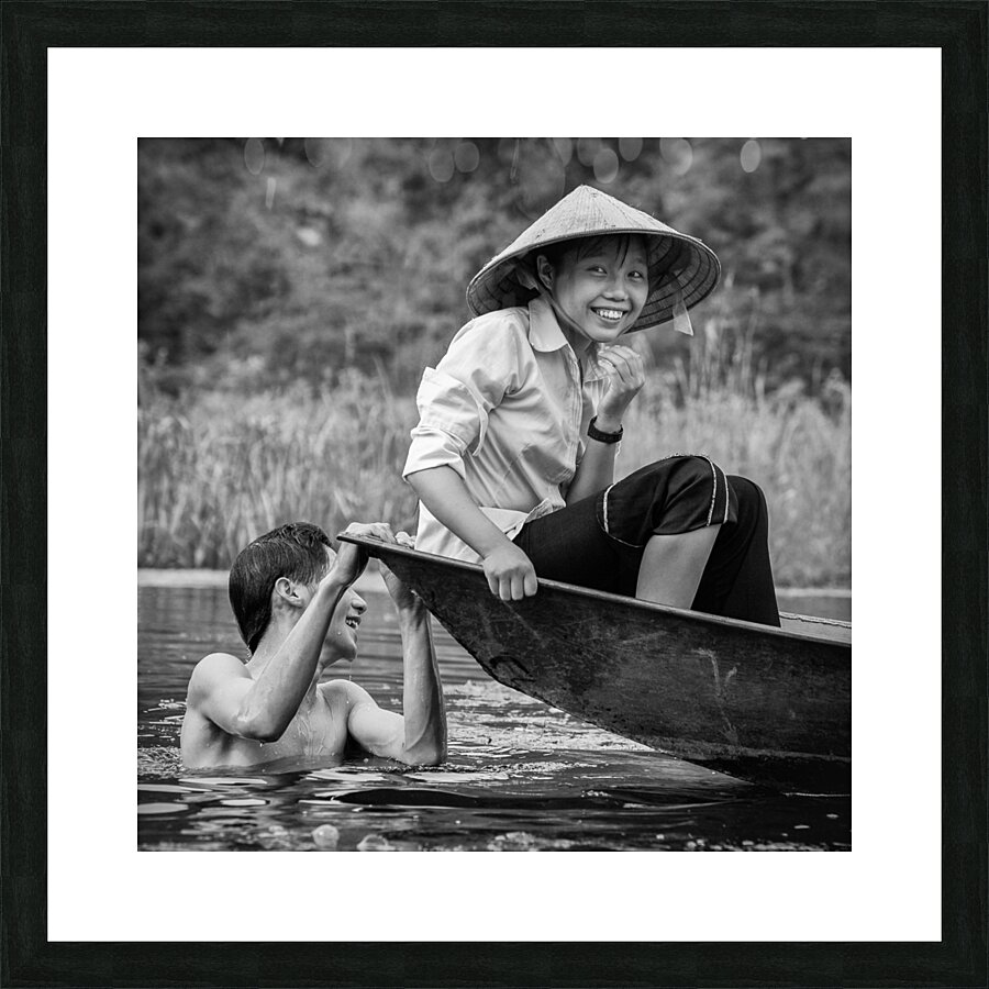 Fun on the Yen River Picture Frame print