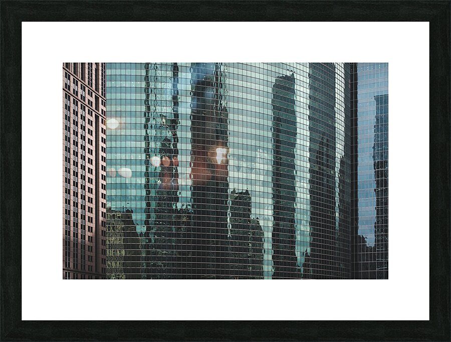 Pastel City Picture Frame print
