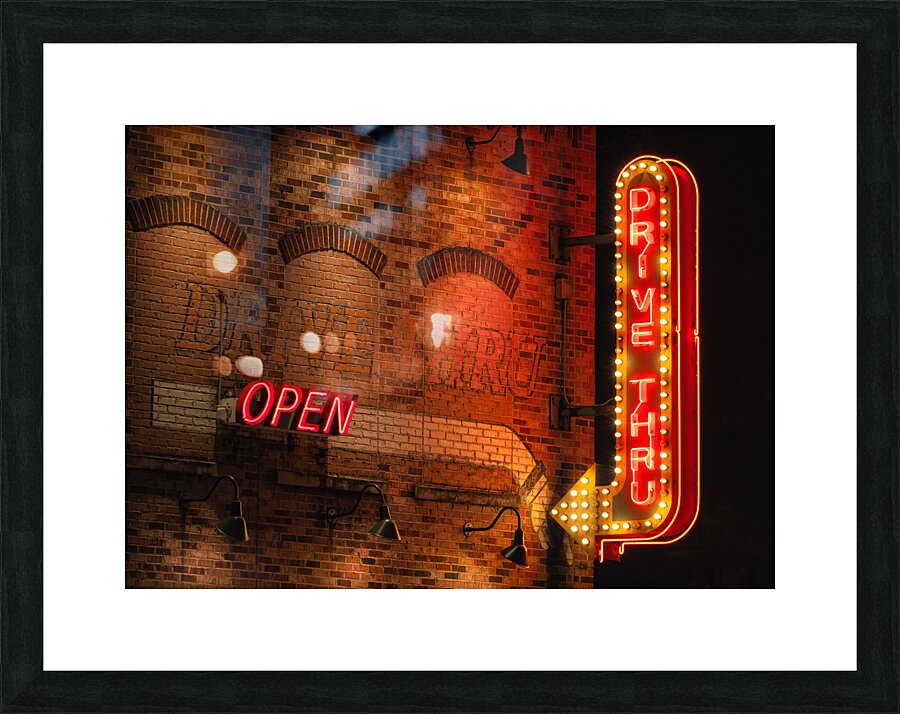 Chicago Drive Thru Picture Frame print