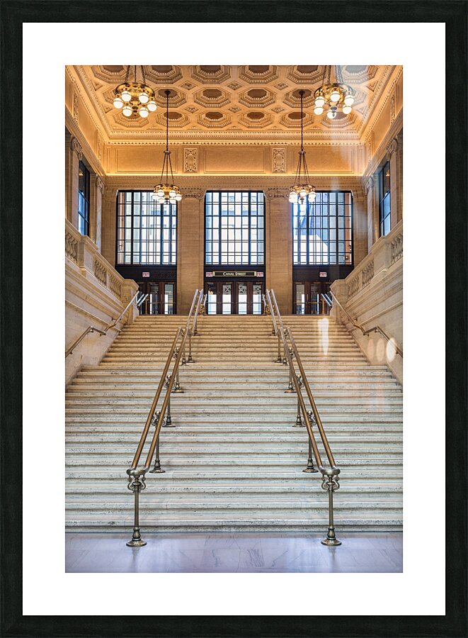 Union Station Steps Picture Frame print