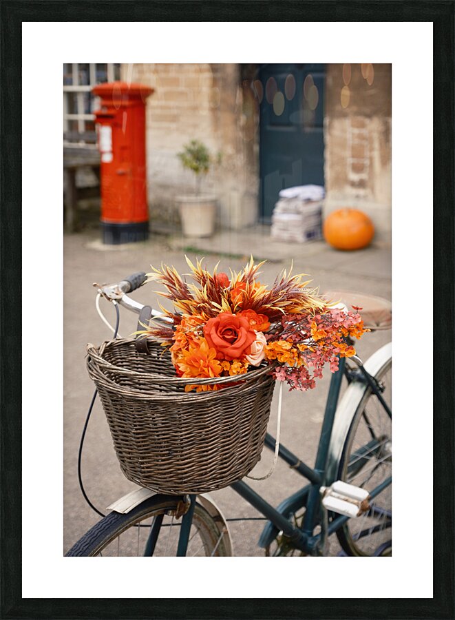 Lacock Bicycle Picture Frame print