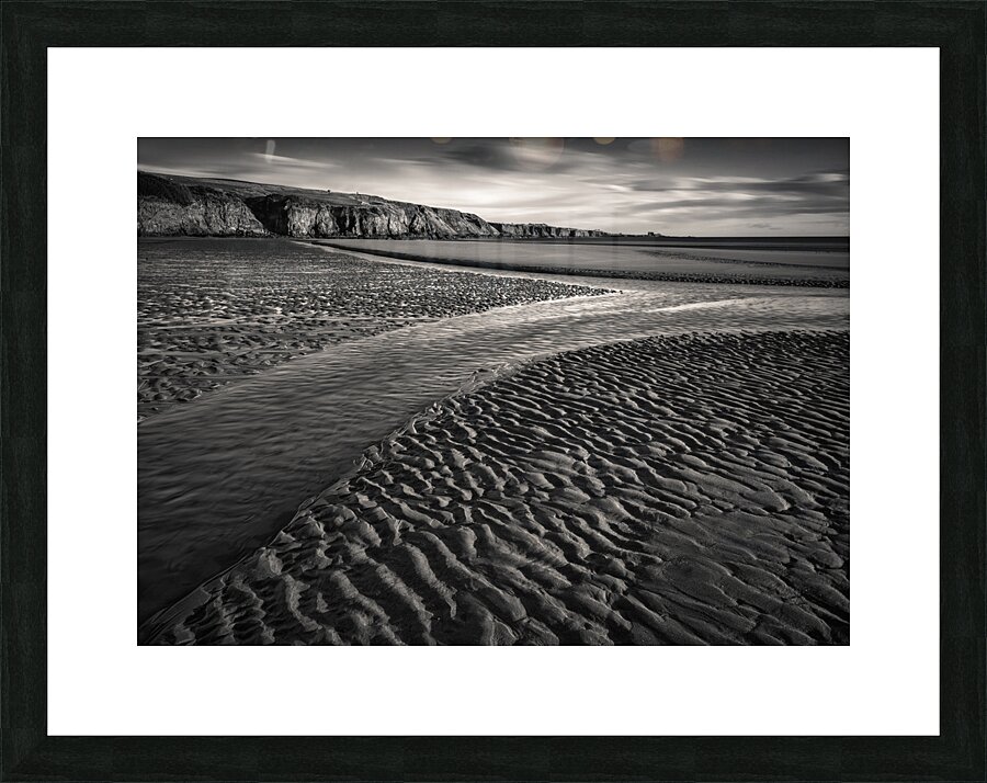 Beach Textures Picture Frame print