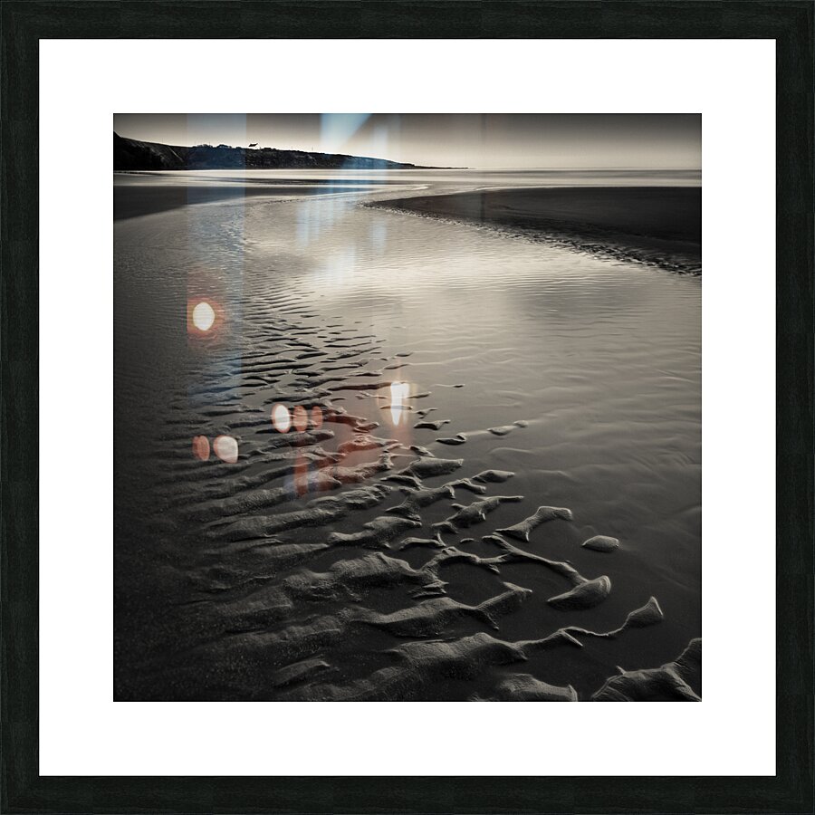 St Cyrus Sand Ripples Picture Frame print