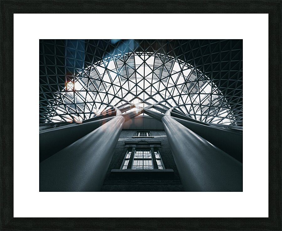 Kings Cross Diagrid Picture Frame print