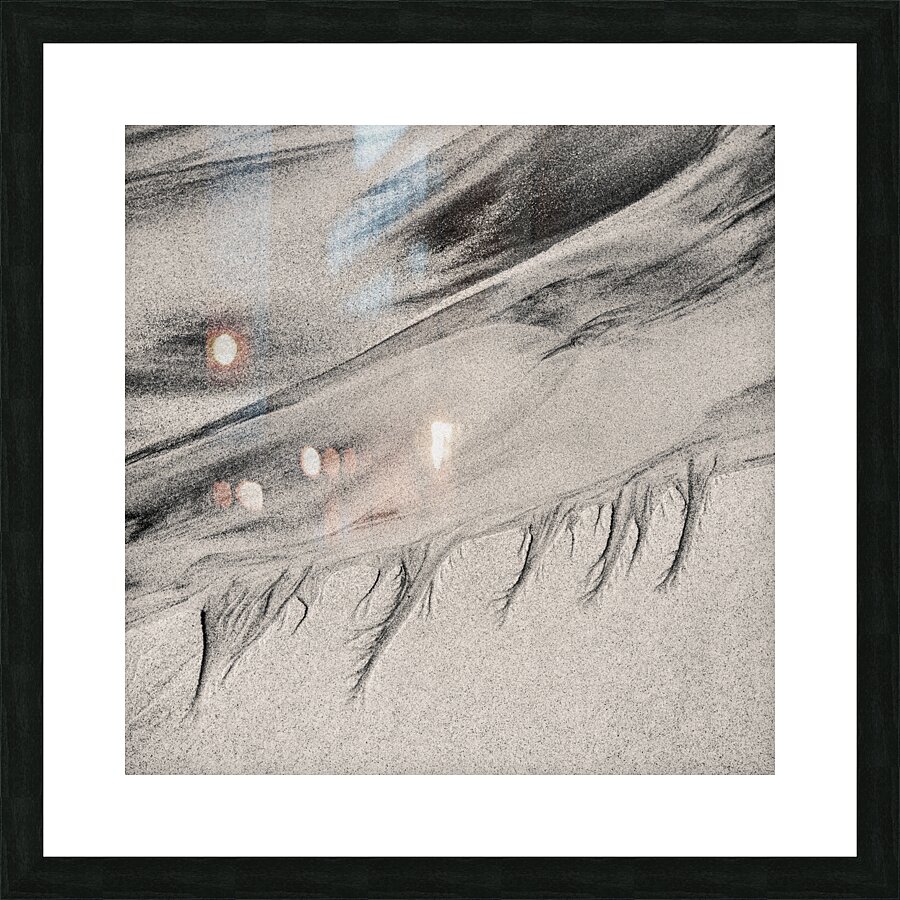 Dailbeag Sand Patterns Study 1 Impression et Cadre photo