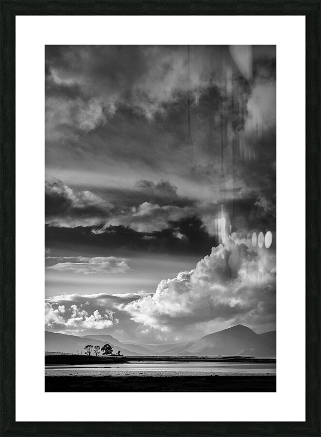 Clouds over Loch Laich Picture Frame print