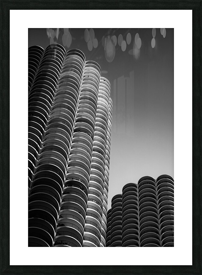 Marina City Picture Frame print