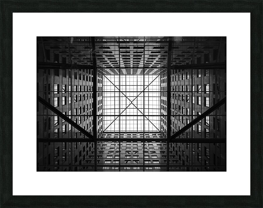 Tunnel of Windows Picture Frame print