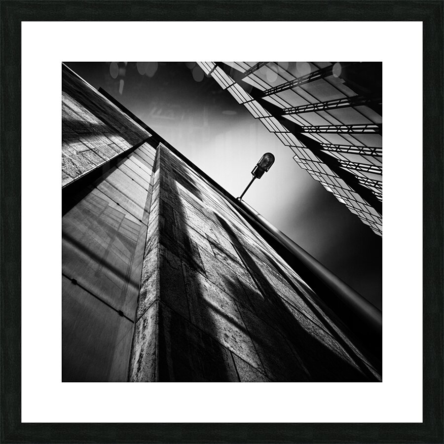 Alley Lamp Picture Frame print