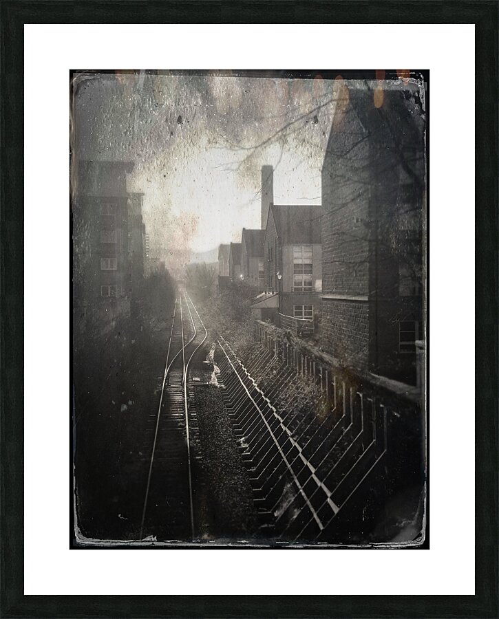 Old Railway Line Impression et Cadre photo