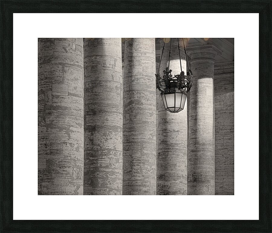 Vatican Lamp Picture Frame print