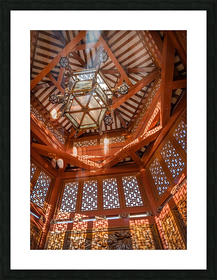 Chinese Pagoda Picture Frame print