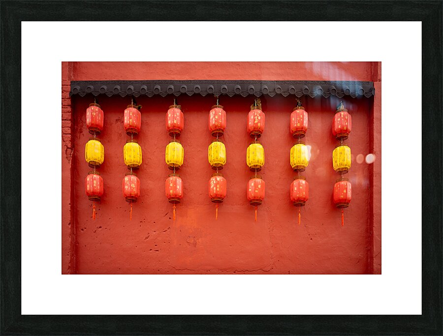 Ipoh Lanterns Picture Frame print