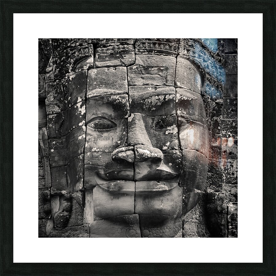 Angkor Face Picture Frame print