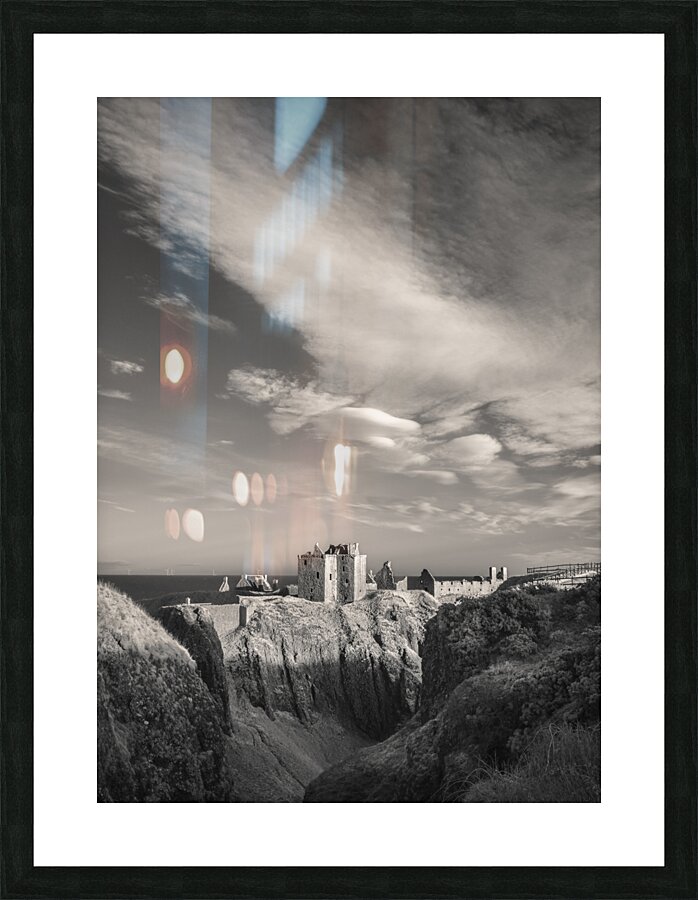 Dunnottar Castle in Infrared Picture Frame print