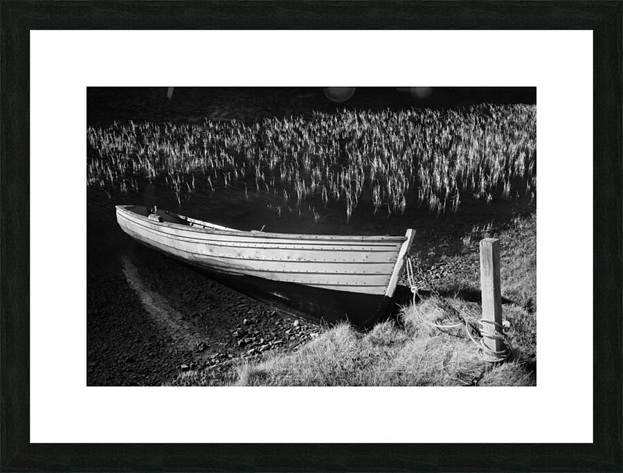 Loch Awe Boat Picture Frame print