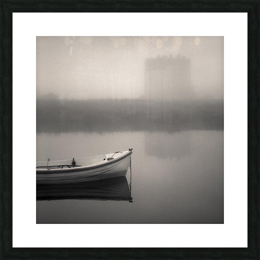 Threave Castle in the Mist Picture Frame print