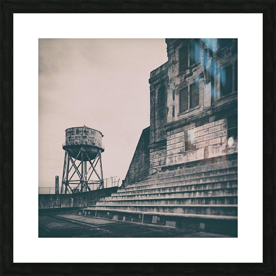 Alcatraz Recreation Yard Picture Frame print