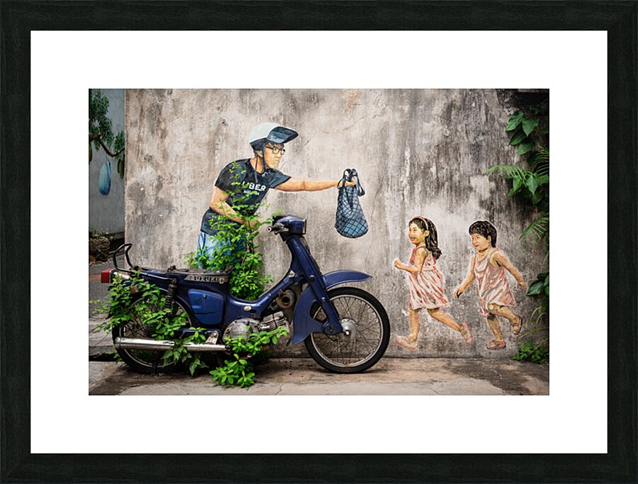 Fast Food Delivery in Ipoh Picture Frame print