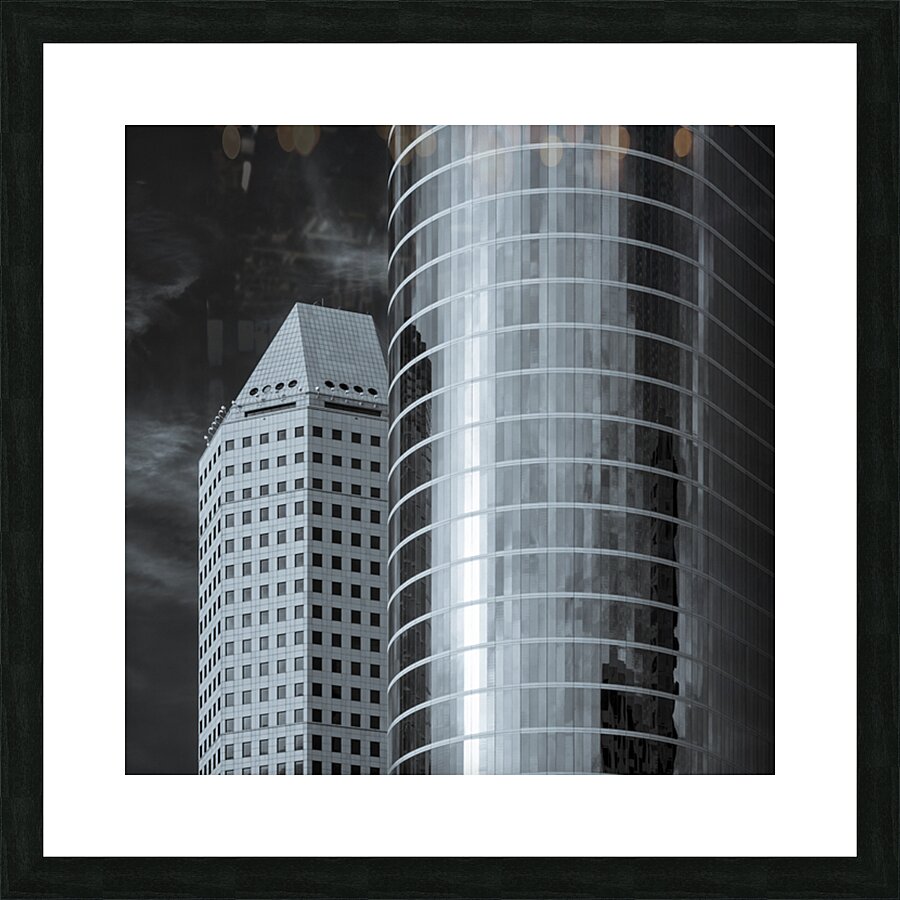 Houston Towers Picture Frame print