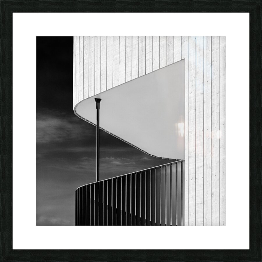 Curved Balcony Picture Frame print