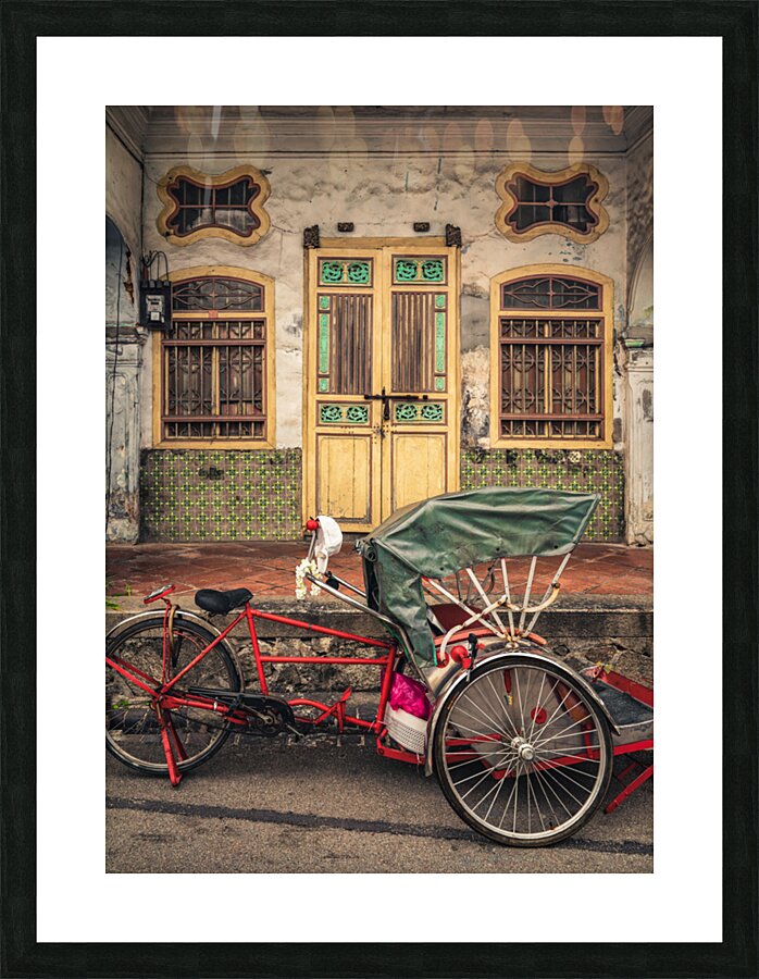 Backstreets of Penang Picture Frame print