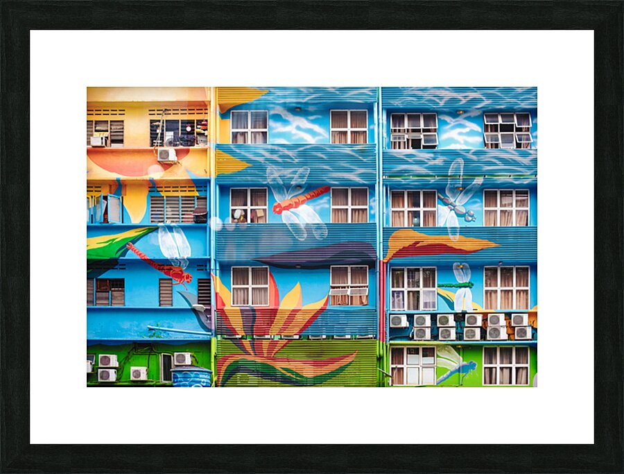 Urban Dragonflies Picture Frame print