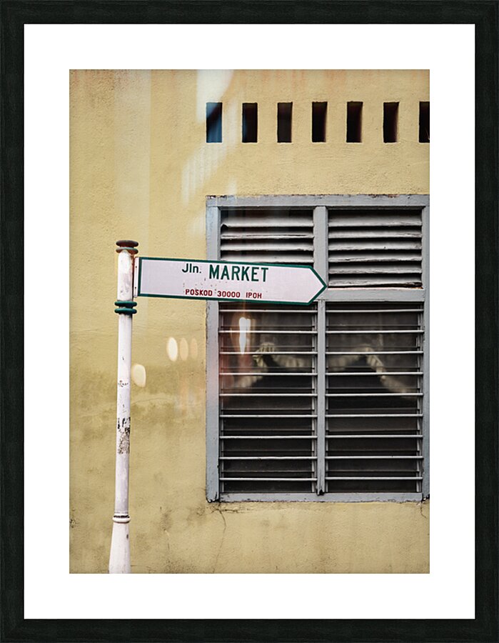 Ipoh Market Street Sign Impression et Cadre photo