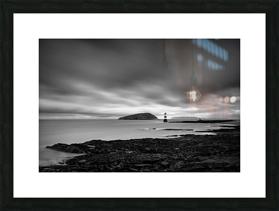 Penmon Lighthouse View Picture Frame print