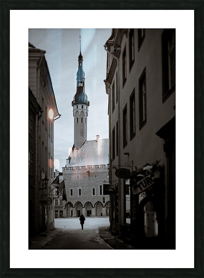 Alone in Tallinn Picture Frame print