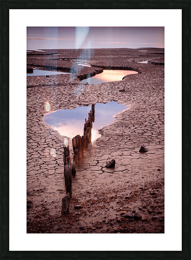 Snettisham Salt Marsh Picture Frame print