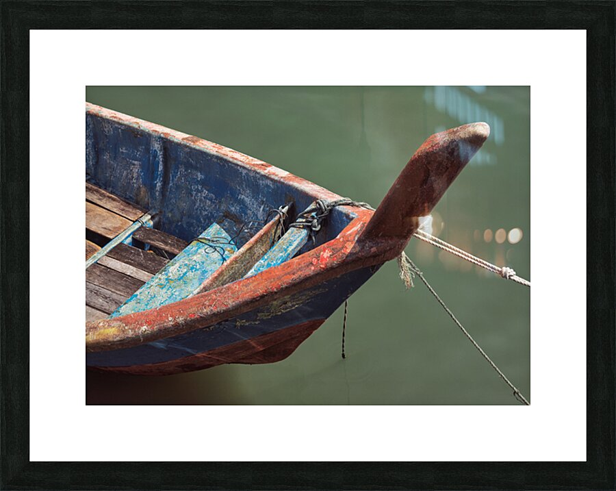 Penang Fishing Boat Picture Frame print
