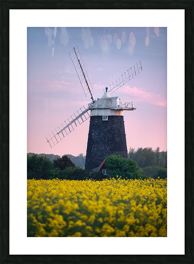Burnham Overy Staithe Windmill Picture Frame print
