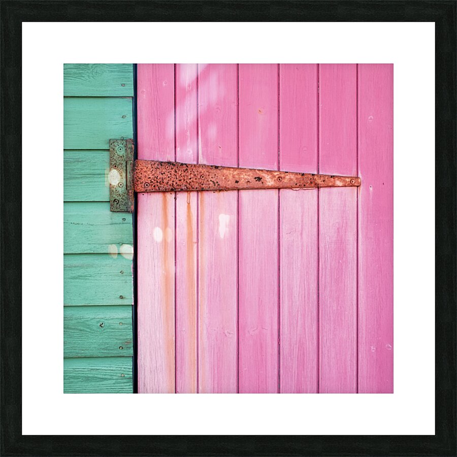 Beach Hut Hinge Picture Frame print